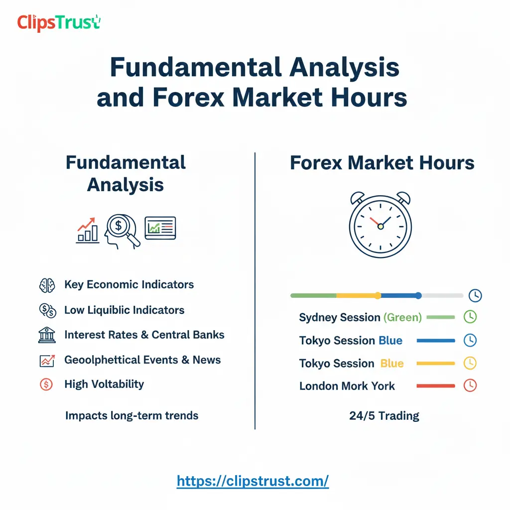 fundamental analysis & forex market hour